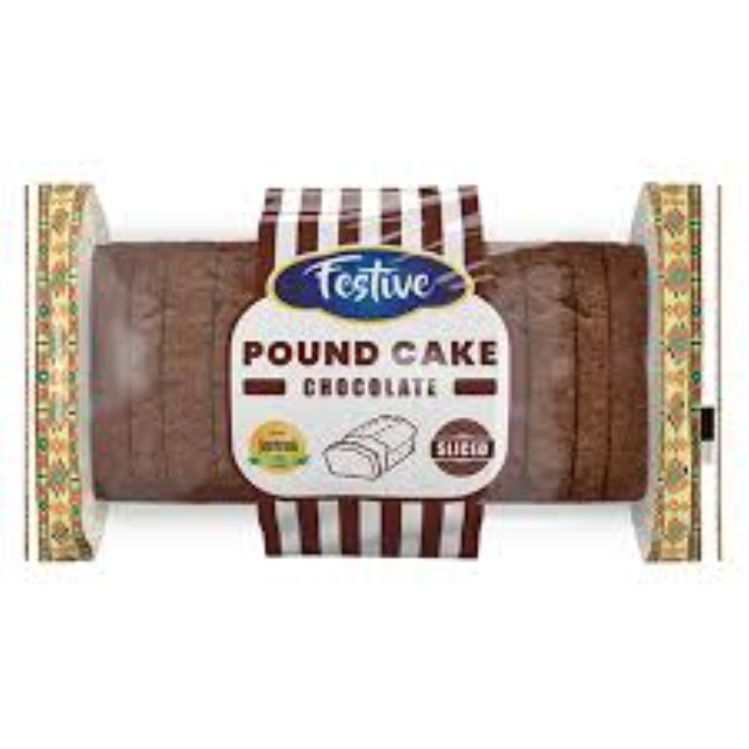 FESTIVE POUNDCAKE MARBLE SLICED CHOC N MINT 